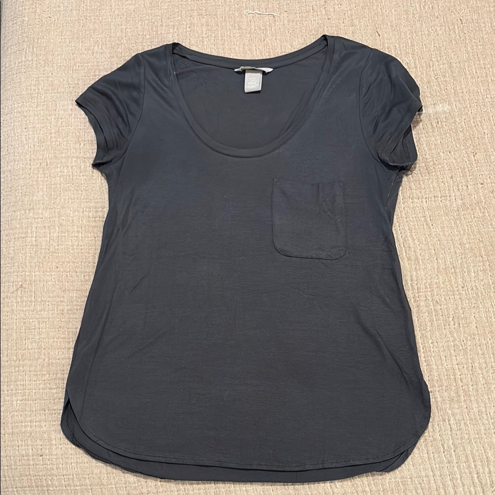 Women's Olive Green Scoop Neck Top
